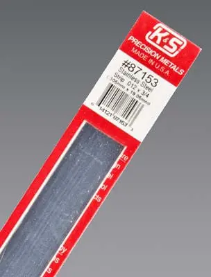 K+S Stainless Steel Strip .012X3/4" (K+S87153) 1