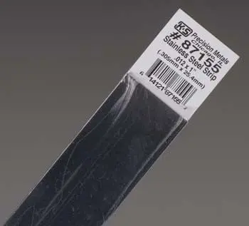 K+S Stainless Steel Strip .012X1"  (K+S87155) 1