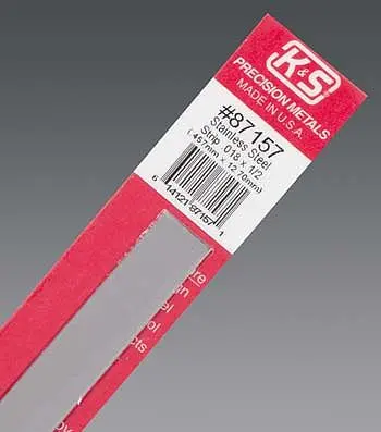 K+S .018X1/2" Stainless Steel Strip (1) (K+S87157) 1