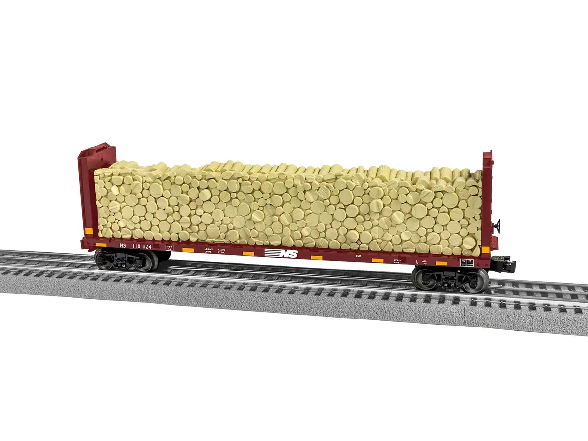 Lionel Norfolk Southern Standard O Bulkhead Flatcar #118024  (Lnl2043111) 1