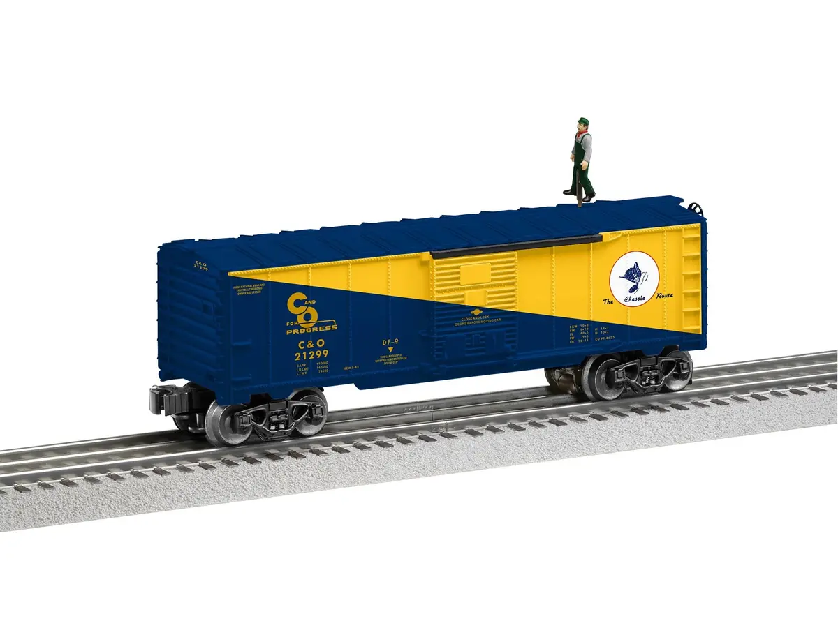 Lionel O27 Walking Brakeman Car, C & O (Lnl2128010) 1