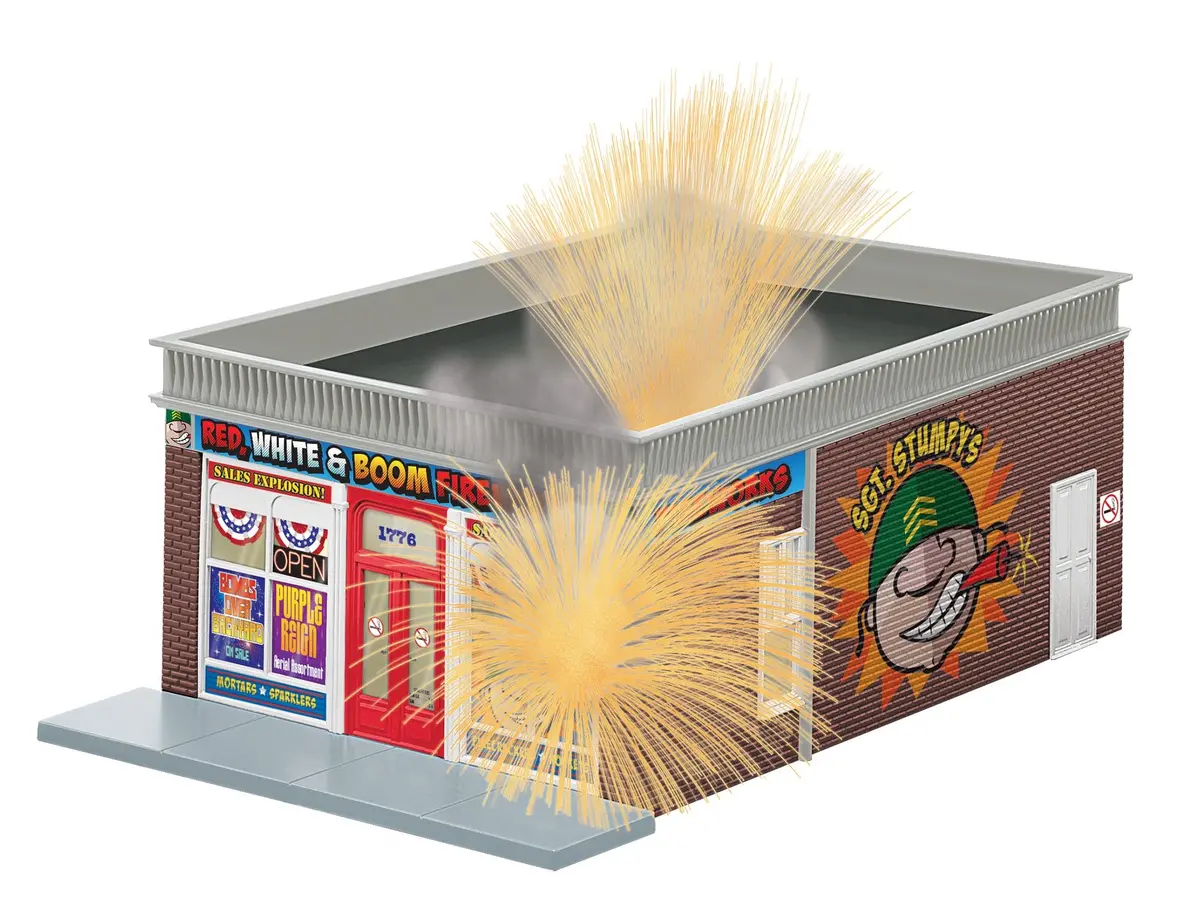 Lionel Sgt Stumpy's Red White & Boom Fireworks  (Lnl2129030) 1