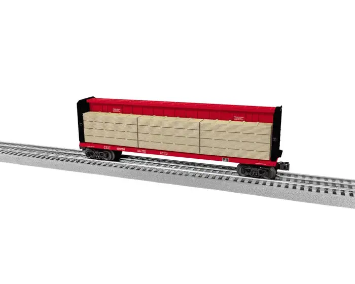 Lionel Csx Centerbeam Flatcar #600700   (Lnl2343071) 1