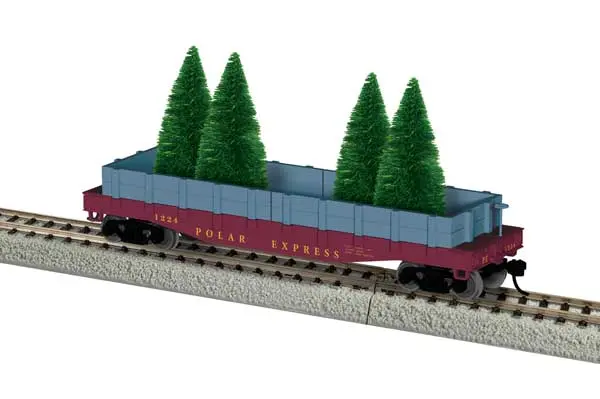 Lionel The Polar Express™ Gondola With Tree Load Ho   (Lnl2454070) 1
