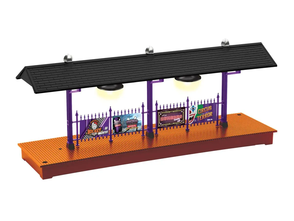 Lionel O Rtr Halloween Lighted Station Platform    (Lnl2529100) 1