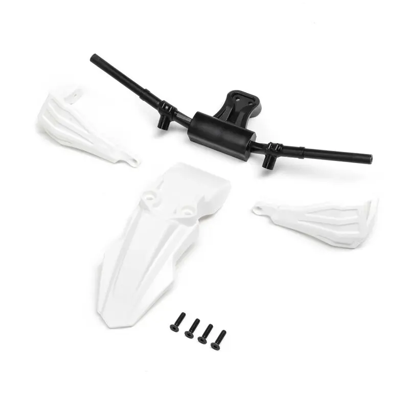 Fender, Handguards & Handle Bars, White: Pm-Sm 1