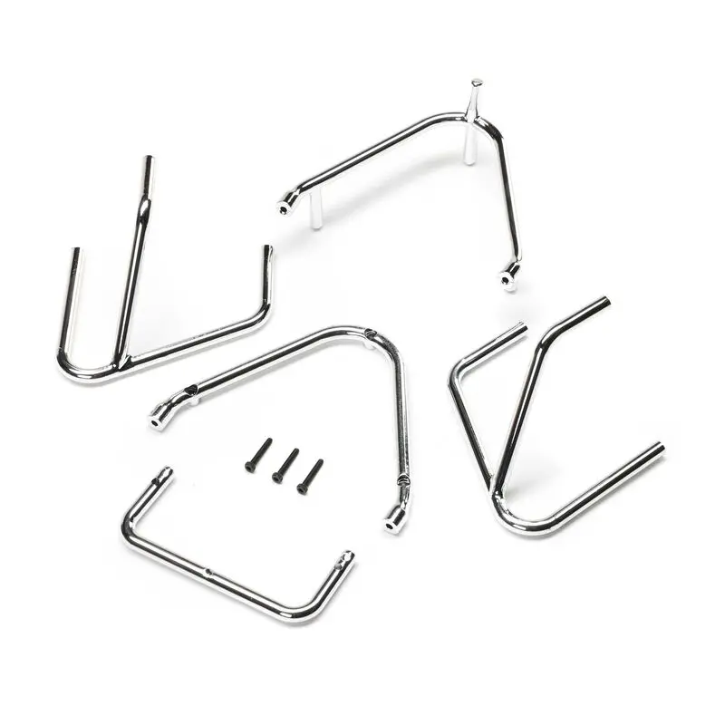 Losi 22S Sprint Rear Bumper Set (Chrome)  (Los-2427) 1
