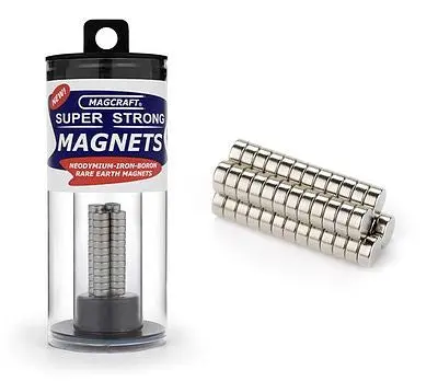Magcraft 1/4X1/10 Rare Earth Disc Magnets (50) (Mfm601) 1