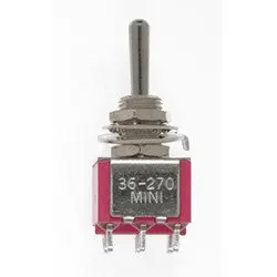 Miniatronics Dpdt Sprung Mini Toggle 5A-120V (2)   (Mnt3627002) 1