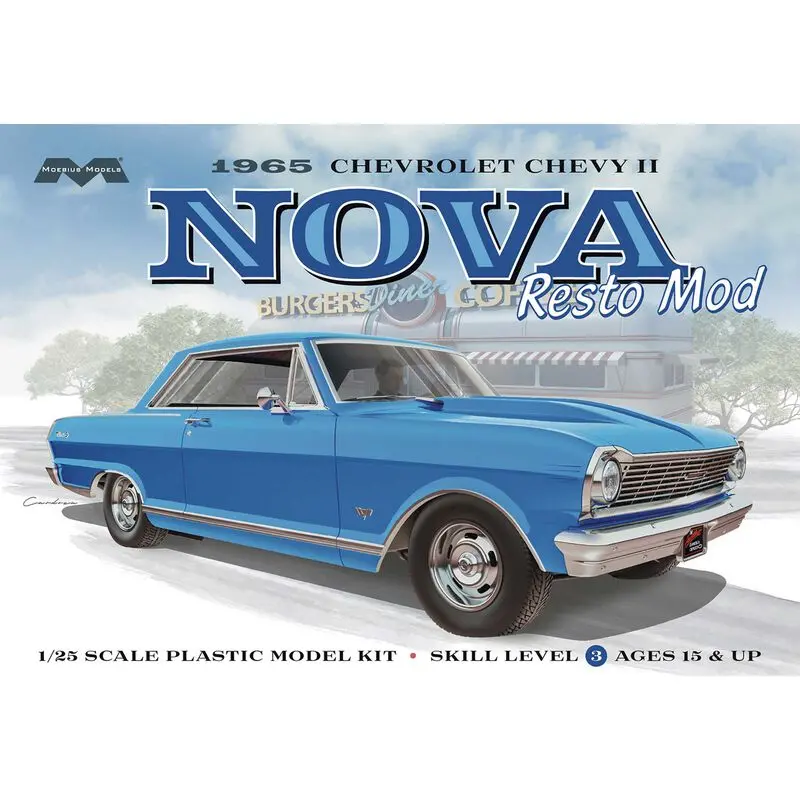 Moebius 1/25 1965 Chevy Ii Nova Resto Mod   (Moe2323) 1