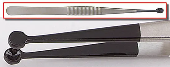 Model Expo  6 Ss Small Parts And Deadeye Holding Tweezer (Mt1059) 1
