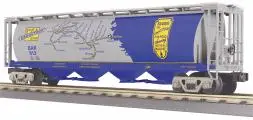 Mth 4-Bay Cylindrical Hopper Car - Bangor & Aroostook  (Mth3075743) 1