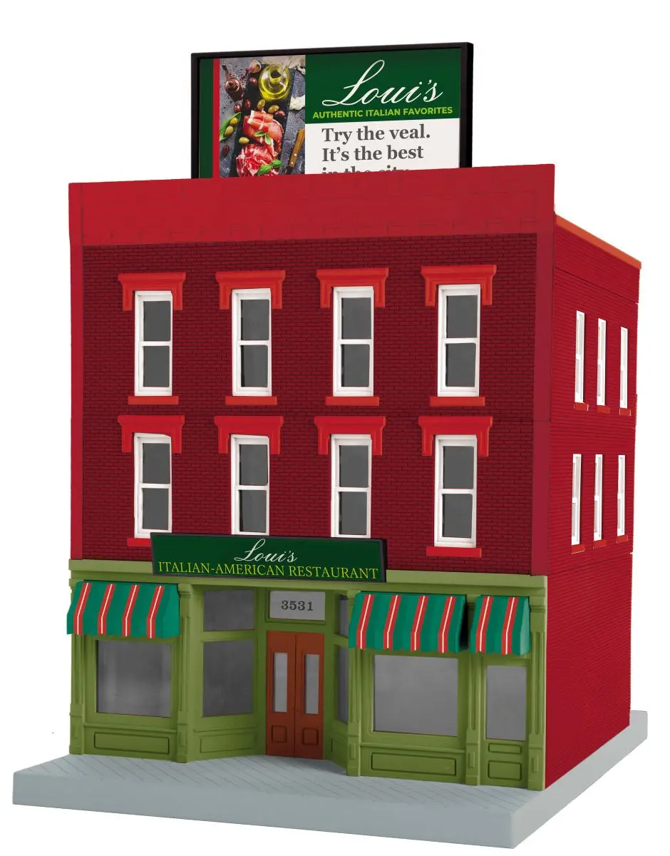 Railking O 3-Story City Building Loui’S Restaurant   (Mth3090657) 1
