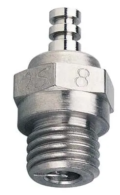 O.S. #8 Glow Plug Long Medium Air/Car (Osmg2691) 1