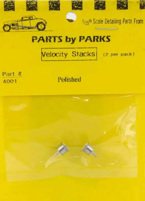 Parts By Parks 1/24-1/25 Velocity Stacks 5/16 (Pbp-4001) 1