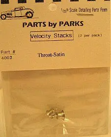 Parts By Parks 1/24-1/25 Velocity Stacks 5/1 (Pbp-4002) 1