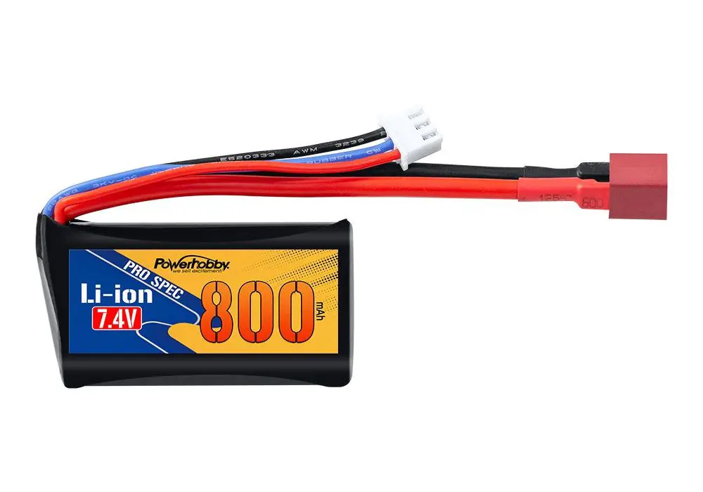 Power Hobby Li-Ion 7.4V 800Mah Deans   ( Phbph2s800mah14500) 1