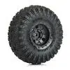 Pro-Line 1/30 Aztek Front/Rear Mounted Black Clobber (4): Axial Scx30  (Pro1031910) 1