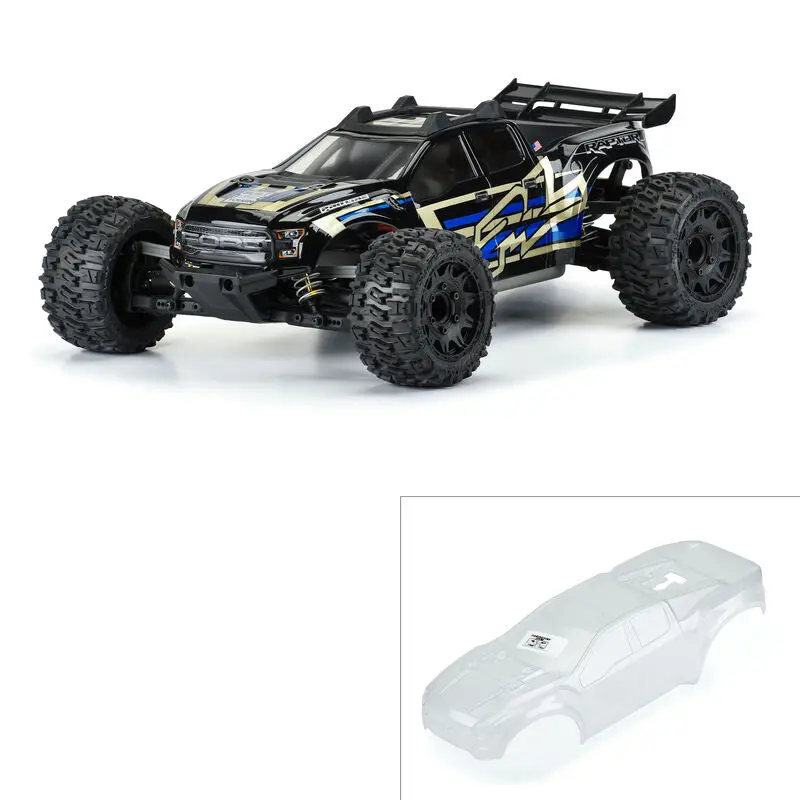 Pro-Line 1/10 Pre-Cut 2017 Ford F-150 Raptor Clear Body: Rustler 4X4   (Pro352817) 1
