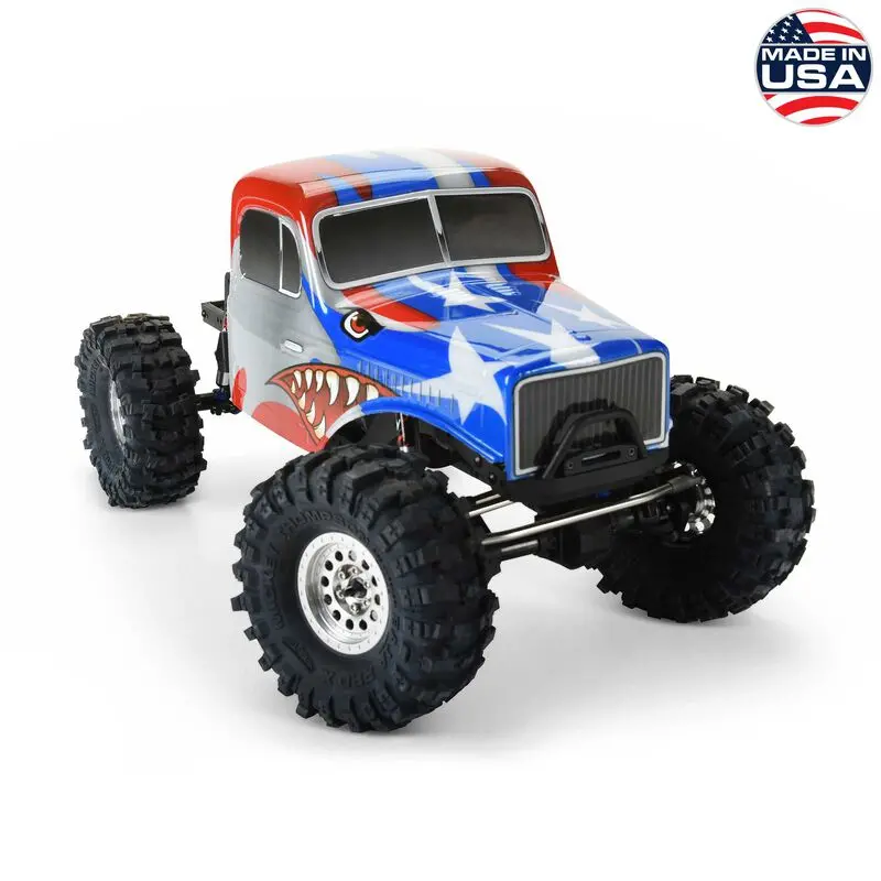 Pro-Line 1/10 Limited Edition Pre-Cut/Pre-Painted Comp Wagon Cab-Only Body 12.3" (313Mm) Wheelbase Crawlers, Stars And Stripes   (Pro360622) 1