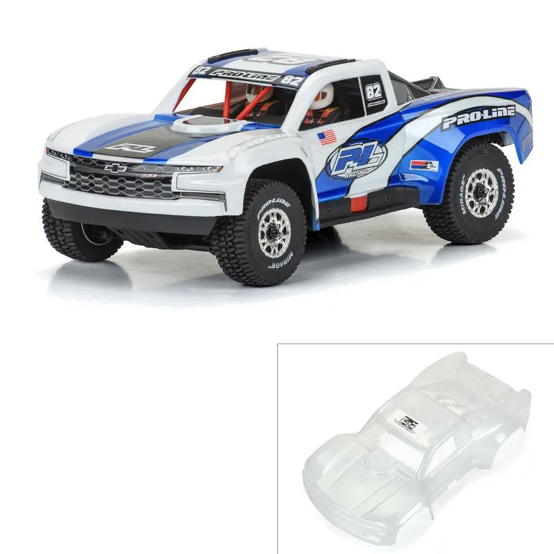 Pro-Line Pre-Cut 2019 Chevy Silarado Trophy Truck Clear Body For Arrma Mojave Grom   (Pro367517) 1