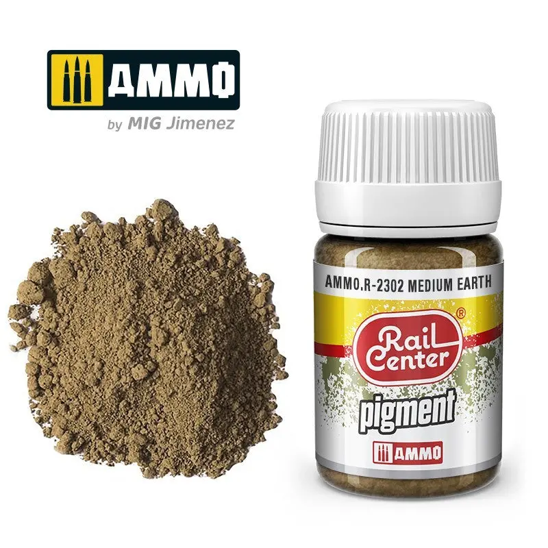 Ammo Pigment Medium Earth (35 Ml)   (Ammo.R-2302) 1