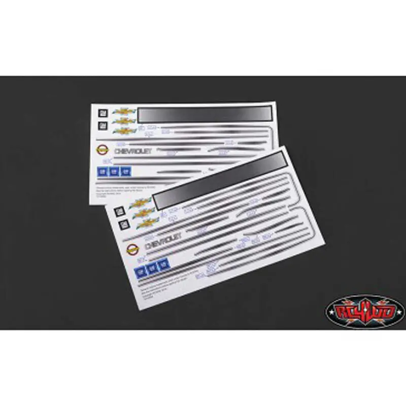 Rc4wd Chevrolet Blazer Decal Sheet Chevy Blazer   (Rc4zb0123) 1