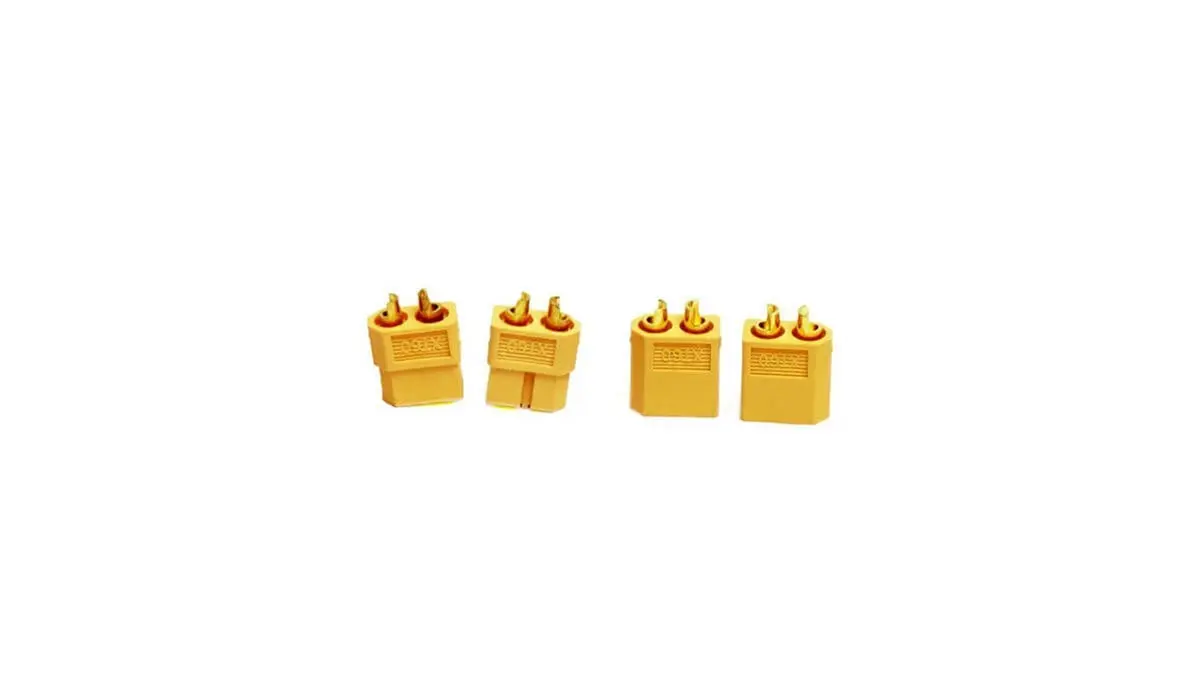 Racers Edge Xt60 Connectors (2 Sets)   (Rce1633) 1