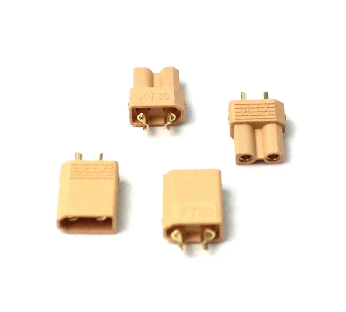 Racers Edge Xt30 Connectors  (2 Pairs)   (Rce1635) 1