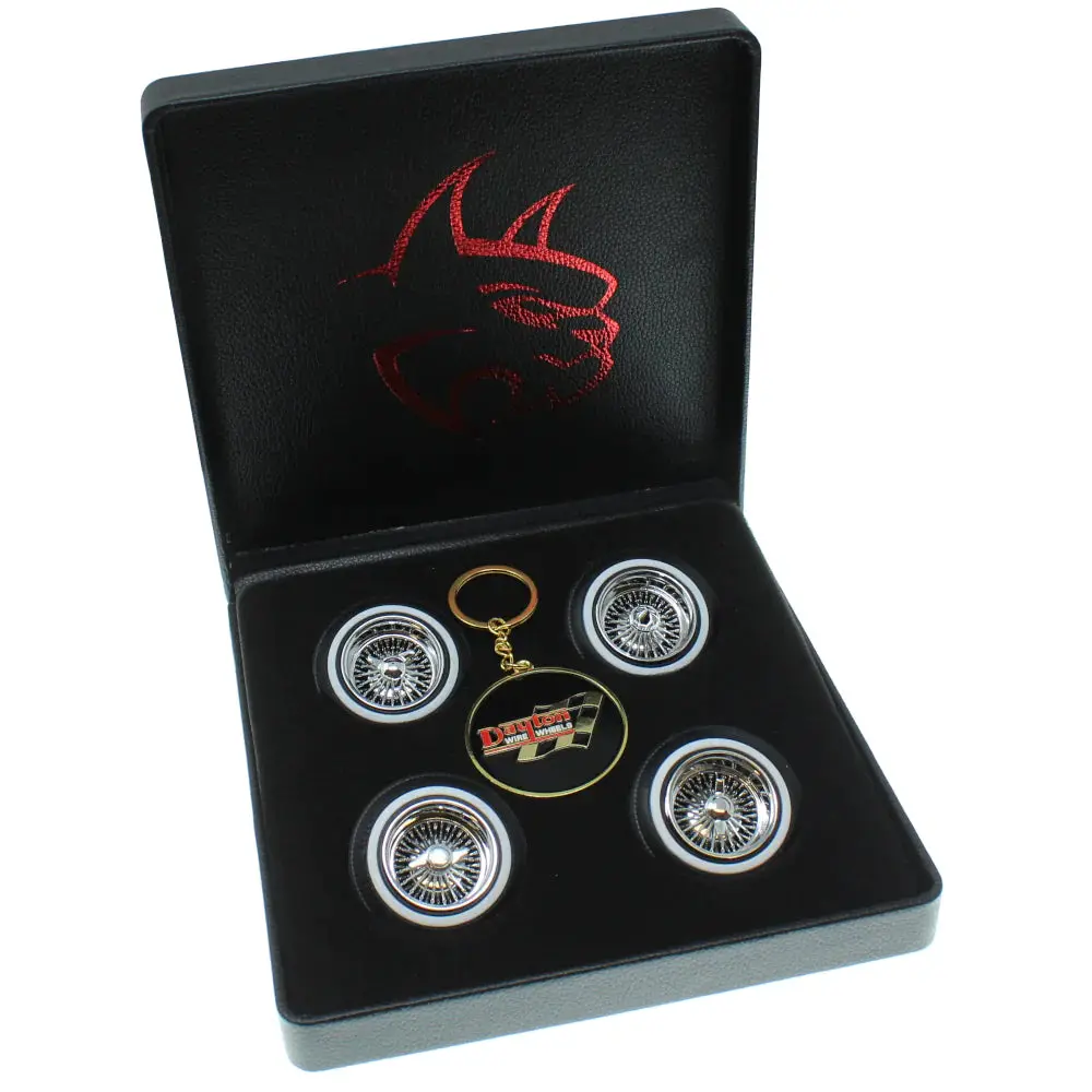 Redcat Racing Dayton Wire Wheel Set(Chrome)(4    (Rer17088) 1