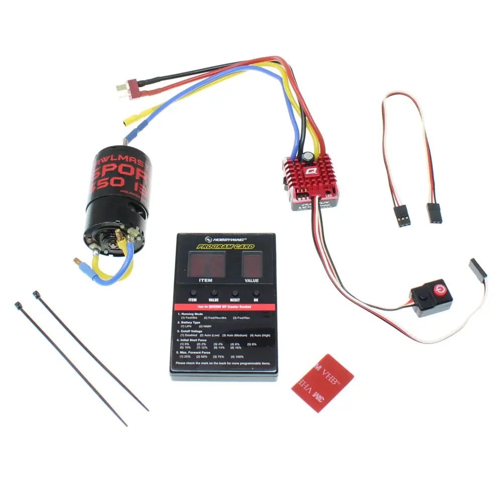 Redcat Hobbywing Quicrun 1080 Esc W/ Holmes 13T 550 Combo (1Set)  ( Rer32128) 1