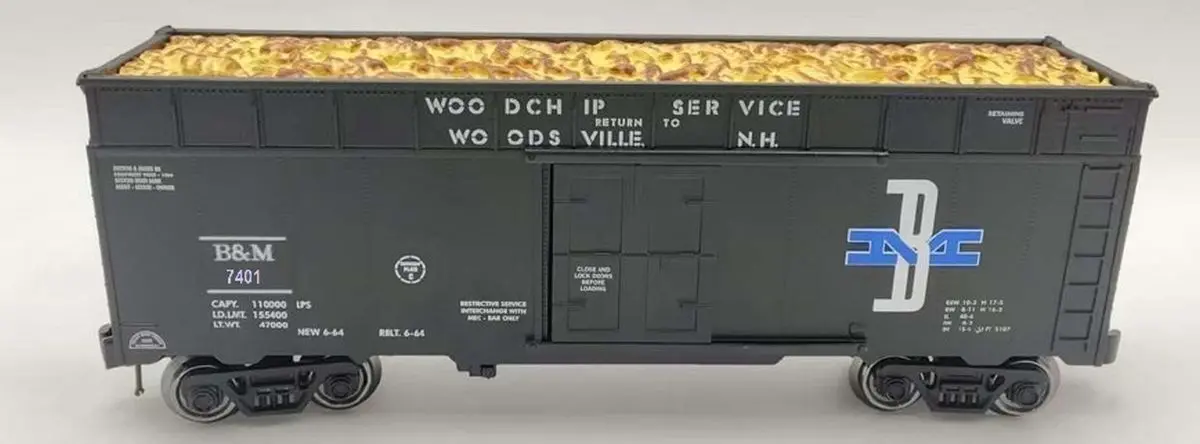 Rmt O Woodchip Car B&M   (Rmt86442) 1