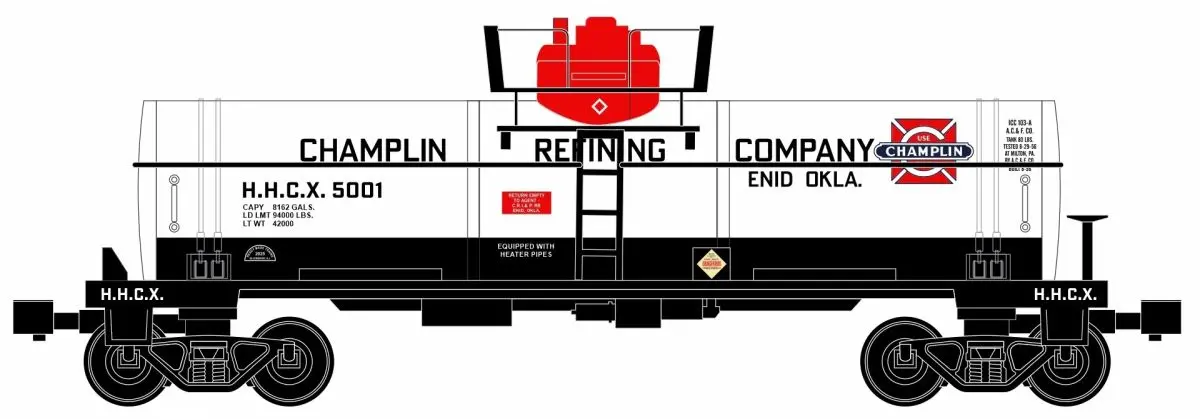 Rmt O Tank Car Champlin Oil   (Rmt9689937) 1