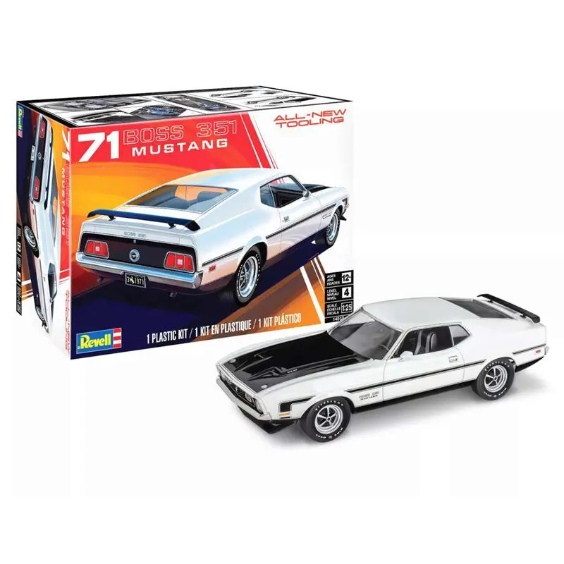 Revell 1/25 1971 Mustang Boss 351   (Rmx14512) 1