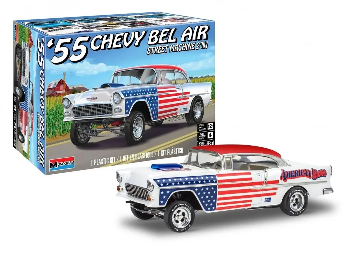 Revell  55 Chevy Bel Air Street Machine    (Rmx14519) 1
