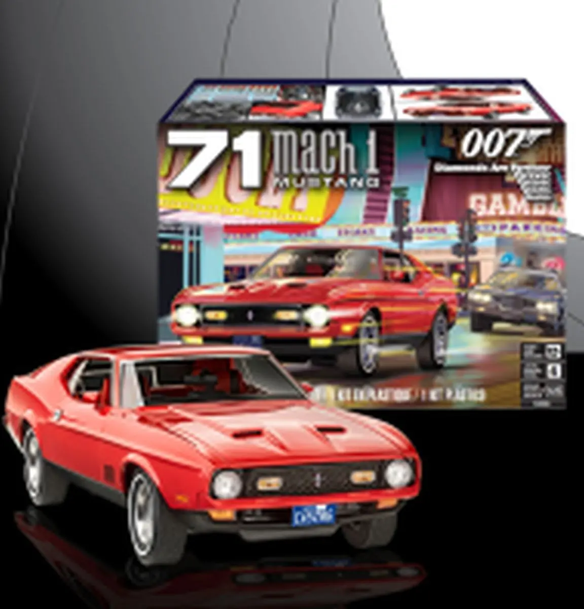Revell 71 Ford Mustang Mach 1 429 James Bond Skill 4   (Rmx14555) 1
