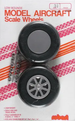 Robart Scale Wheels 3-1/2" (2) (Rob117) 1