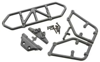 Rpm Rear Bumper Black Slash 4X4 (Rpm80122) 1