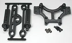 Rpm Shock Tower/Adjustable Mount Black T/E-Maxx (Rpm80162) 1