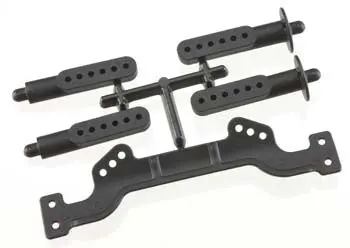 Rpm Front Adjustable Body Mounts/Posts Nitro Slash (Rpm81122) 1
