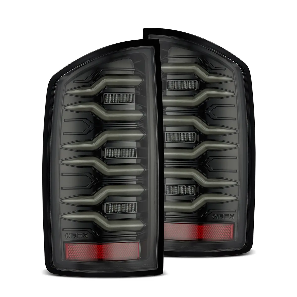 Alpha Rex 07-09 Dodge Ram 2500/3500 07-08 Dodge Ram 1500 Truck Luxx-Series Led Tail Lights 2
