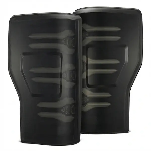 Alpharex 17-22 Ford Super Duty Luxx-Series Led Tail Lights Black 1