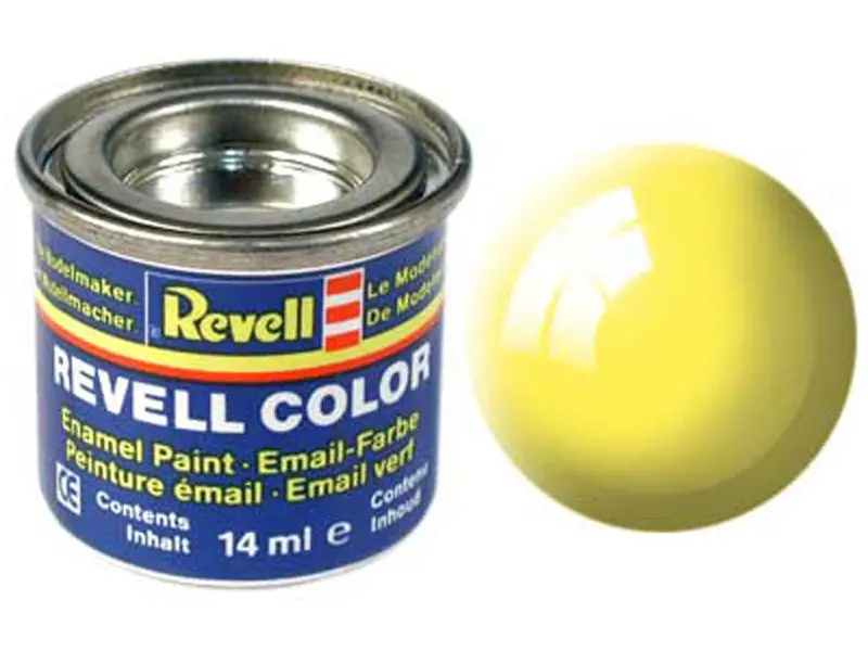 Revell 14Ml Enamel Yellow Gloss Tinlet  (Rvl32112) 1