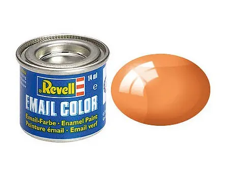 Revell 14Ml. Enamel Orange Clear Tinlets Rvl32730) 1