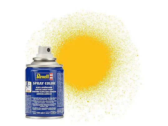 Revell 100Ml Acrylic Yellow Mat Spray  (Rvl34115) 1