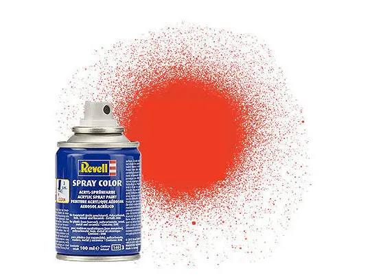 Revell 100Ml Acrylic Luminous Orange Matt (Rvl34125) 1