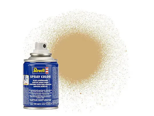 Revell 100Ml Acrylic Gold Metallic Spray (Rvl34194) 1