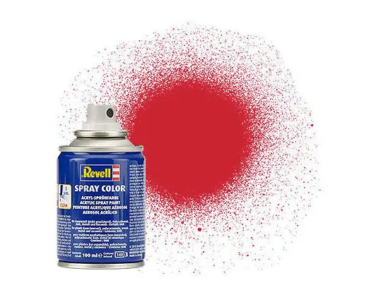 Revell 100Ml Acrylic Fiery Red Silk Spray (Rvl34330) 1