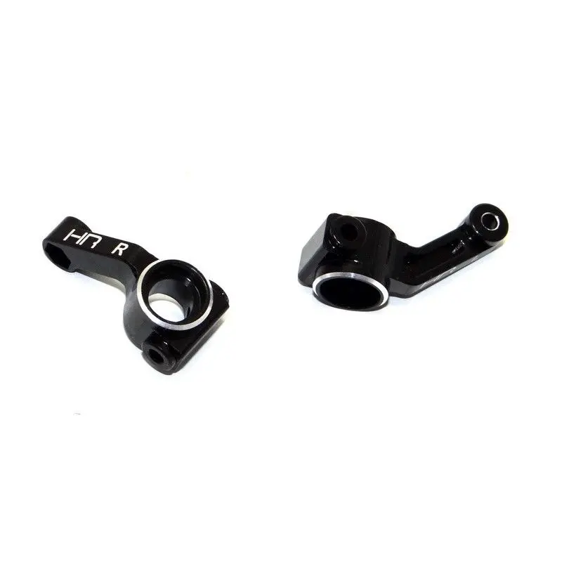 Hot Racing Black Aluminum Trailing Spindle Steering Block Set (Sct21m01) 1