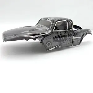 Reef's Rc Clear "Plague" 1/10Th Crawler Compbody Set W/Stickers & Mask   (Sehreefs226) 1